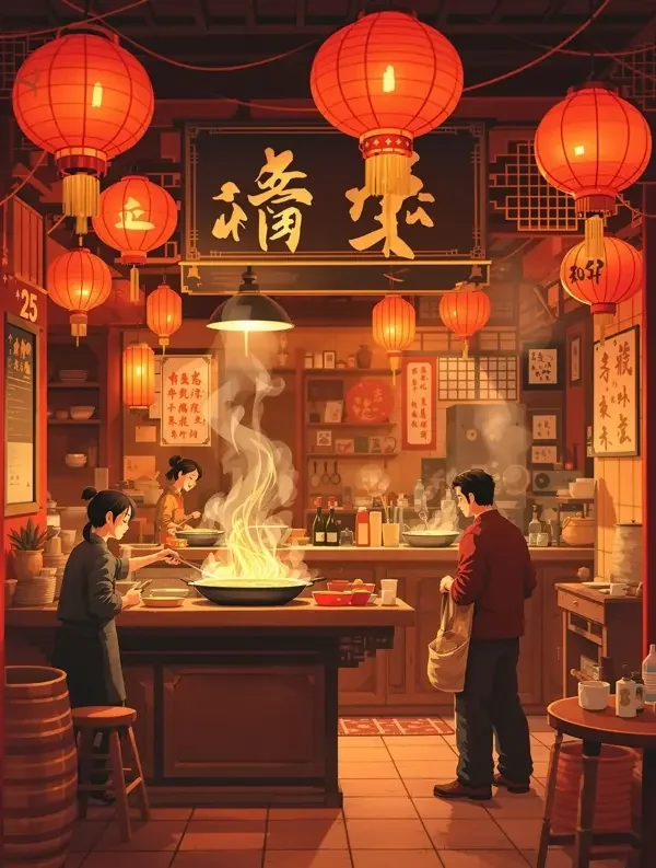巷口面馆 短剧封面